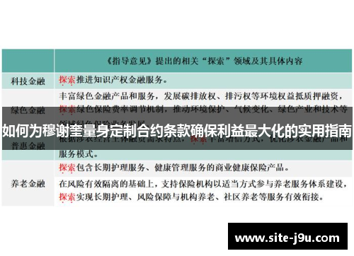 如何为穆谢奎量身定制合约条款确保利益最大化的实用指南